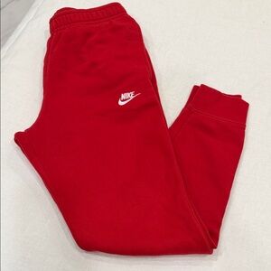 Nike Kids Bright Red Joggers